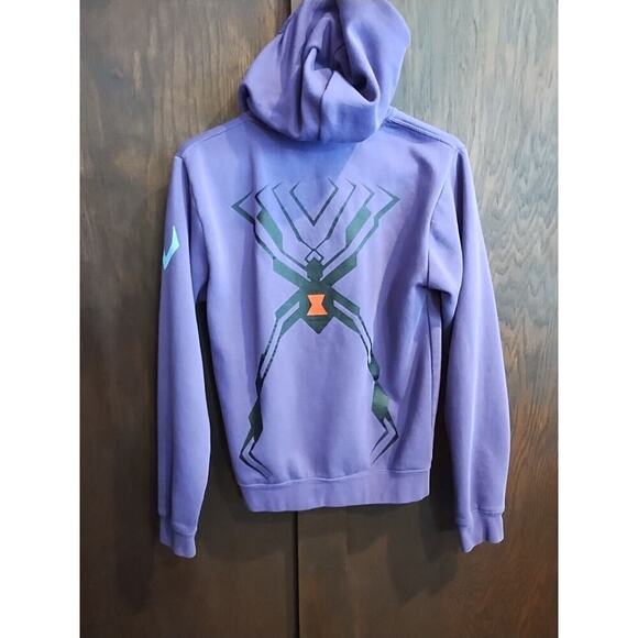 Jinx Blizzard Overwatch Widowmaker Hoodie Mens Small Purple Full Zip Sweatshirt - Picture 4 of 9